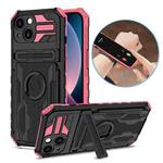 ENKAY Armor Wristband Phone Case for iPhone 13(Pink)
