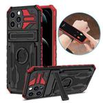 ENKAY Armor Wristband Phone Case for iPhone 13 Pro Max(Red)