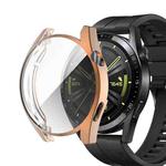 For Huawei Watch GT 3 46mm Fully Surrounded TPU Case with Protective Film(Rose Gold)