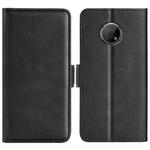 For Nokia G300 Dual-side Magnetic Buckle Leather Phone Case(Black)