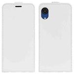 For Samsung Galaxy A03 Core R64 Texture Vertical Flip Leather Case(White)