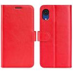 For Samsung Galaxy A03 Core R64 Texture Flip Leather Case(Red)