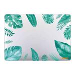 ENKAY Hat-Prince Forest Series Pattern Laotop Protective Crystal Case for MacBook Pro 14.2 inch A2442 2021/A2779 2023(Green Leaf Pattern)