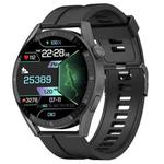 DT3 Max 1.36 inch Silicone Watchband Color Screen Smart Watch(Black)