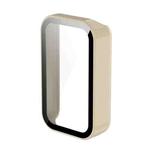 For Xiaomi Redmi smart band pro PC + Toughened Film Integrated Case(Beige)