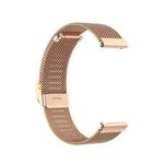 For Huawei Watch 3 Milan Metal Steel Mesh Buckle Watch Band(Rose Gold)