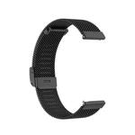 For Huawei Watch 3 Pro Milan Metal Steel Mesh Buckle Watch Band(Black)