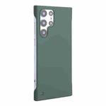 For Samsung Galaxy S22 Ultra 5G ENKAY Matte Frameless Hard PC Case(Dark Green)