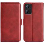 For OPPO Reno7 5G / Find X5 Lite Dual-side Magnetic Flip Leather Case(Red)