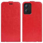 For OPPO Reno7 5G / Find X5 Lite R64 Texture Vertical Flip Leather Phone Case(Red)