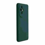 For Honor 200 Pro ENKAY Liquid Silicone Soft Shockproof Phone Case(Dark Green)