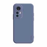 For Xiaomi 12 / 12X / 12S ENKAY Liquid Silicone Soft Shockproof Phone Case(Dark Blue)