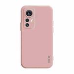 For Xiaomi 12 Pro / 12S Pro ENKAY Liquid Silicone Soft Shockproof Phone Case(Pink)