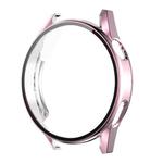 For Huawei Watch GT 3 42mm ENKAY PC Frame + Tempered Glass Protector Composite Case(Pink)