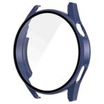 For Huawei Watch GT 3 42mm ENKAY Matte PC Frame + Tempered Glass Protector Case(Dark Blue)