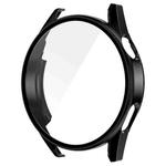 For Huawei Watch GT 3 46mm ENKAY Matte PC Frame + Tempered Glass Protector Case(Black)