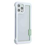 For iPhone 12 / 12 Pro ENKAY Frameless Hollow Shockproof PC Case(White)