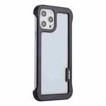 For iPhone 12 Pro Max ENKAY Frameless Hollow Shockproof PC Case(Black)
