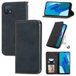 For OPPO A16K Retro Skin Feel Magnetic Flip Leather Case(Black)