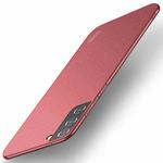 For Samsung Galaxy S21 5G MOFI Fandun Series Frosted Ultra-thin PC Hard Phone Case(Red)