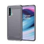 For OnePlus Nord CE 5G MOFI Gentleness Brushed Carbon Fiber Soft TPU Case(Grey)
