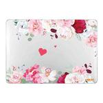 ENKAY Flower Series Pattern Laotop Protective Crystal Case For MacBook Pro 13.3 inch A2251 / A2289 / A2338 2020(Peony)