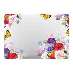 ENKAY Flower Series Pattern Laotop Protective Crystal Case For MacBook Pro 14.2 inch A2442 (2021)(Rose)