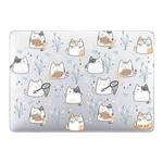 ENKAY Animal Series Pattern Laotop Protective Crystal Case For MacBook Pro 14.2 inch A2442 2021/A2779 2023(Cute Cat)