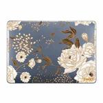 ENKAY Vintage Pattern Series Laotop Protective Crystal Case For MacBook Pro 13.3 inch A1706 / A1708 / A1989 / A2159(Golden Peony)