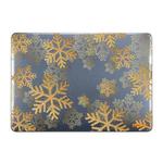 ENKAY Vintage Pattern Series Laotop Protective Crystal Case For MacBook Pro 14.2 inch A2442 (2021)(Golden Snowflake)