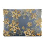 ENKAY Vintage Pattern Series Laotop Protective Crystal Case For MacBook Pro 15.4 inch A1707 / A1990(Golden Snowflake)