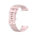 For Honor Magic Watch 2 46mm 22mm Checkered Silicone Watch Band(Pink)