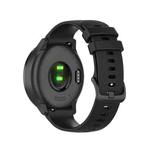 For Samsung Galaxy Watch3 45MM 22mm Checkered Silicone Watch Band(Black)