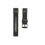 For Garmin Move 3 20mm Canvas Wear-resistant Watch Band(Black)