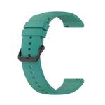 For Garmin Move Luxe 20mm Solid Color Silicone Watch Band(Pine Green)