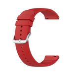 For Garmin Forerunner 645 Music 20mm Solid Color Silicone Watch Band(Red)