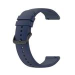 For Garmin Forerunner 645 Music 20mm Solid Color Silicone Watch Band(Blue)