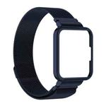For Xiaomi Redmi Watch 2 Lite 2 in 1 Milano Metal Watch Band with Watch Frame(Blue)