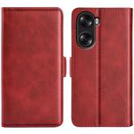 For Honor 60 Dual-side Magnetic Buckle Leather Phone Case(Red)