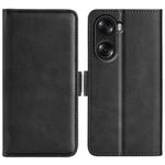 For Honor 60 Pro Dual-side Magnetic Buckle Leather Phone Case(Black)