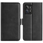 For OPPO Realme GT2 Pro 5G Dual-side Magnetic Buckle Leather Phone Case(Black)