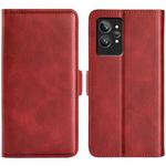 For OPPO Realme GT2 Pro 5G Dual-side Magnetic Buckle Leather Phone Case(Red)