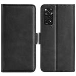 For Xiaomi Redmi Note 11 4G / Note 11S Dual-side Magnetic Buckle Leather Phone Case(Black)