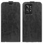 For OPPO Realme GT2 Pro 5G R64 Texture Vertical Flip Leather Phone Case(Black)