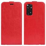 For Xiaomi Redmi Note 11 4G / Note 11S R64 Texture Vertical Flip Leather Phone Case(Red)