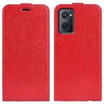 For OPPO Realme 9i R64 Texture Vertical Flip Leather Phone Case(Red)