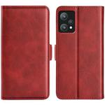 For OPPO Realme 9 Pro Dual-side Magnetic Buckle Leather Phone Case(Red)