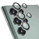 For Samsung Galaxy S22 Ultra 5G ENKAY Aluminium Alloy + Tempered Glass Camera Lens Cover (Green)