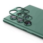 For Samsung Galaxy S22 Ultra 5G ENKAY Aluminium Alloy Camera Lens Protector Full Cover(Green)