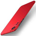 For Xiaomi 12 / 12X MOFI Frosted PC Ultra-thin Hard Phone Case(Red)
